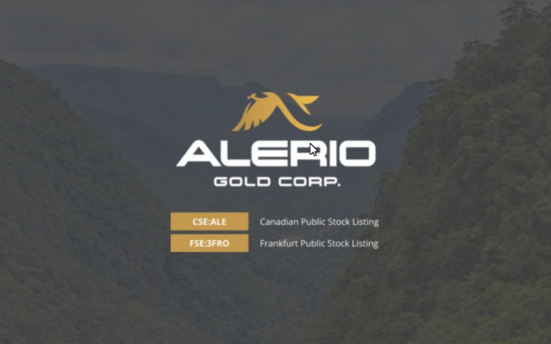 Alerio Gold Announces DTC Eligibility for Electronic Settlement of Trades in the United States